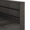 vidaXL Muebles de jard&iacute;n palets 2 pzas madera de pino impregnada gris