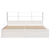 vidaXL Cama sin colch&oacute;n madera maciza de pino blanca 180x200 cm