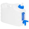 vidaXL Garrafa de agua con grifo y dispensador de jab&oacute;n pl&aacute;stico 10 l