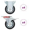 vidaXL Ruedas 8 unidades 75 mm
