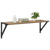 vidaXL Estanter&iacute;as de pared 2 pcs Roble artesanal 80 x 25 x 25,5 cm