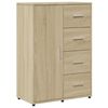 vidaXL Aparador de madera de ingenier&iacute;a roble Sonoma 60x31x84 cm