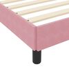 vidaXL Cama tipo Box Spring con colch&oacute;n Rosa 140 x 200 cm tela