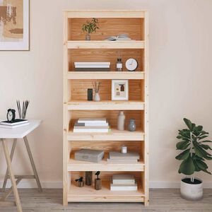 vidaXL Estanter&iacute;a madera maciza de pino 80x35x183 cm