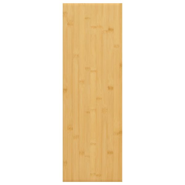 vidaXL Estante de pared de bambú 60x20x2,5 cm