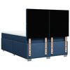 vidaXL Cama box spring con colch&oacute;n tela azul 140x200 cm
