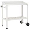 vidaXL Mesa de Trasplante con Ruedas 96 x 50 x 89 cm
