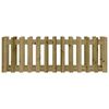 vidaXL Arriate elevado jardín valla madera impregnada pino 150x50x50cm