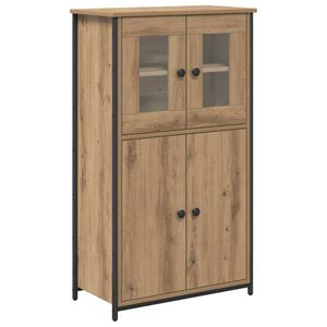 vidaXL Alacena Roble artisan 62 x 32 x 106,5 cm Madera de ingenier&iacute;a