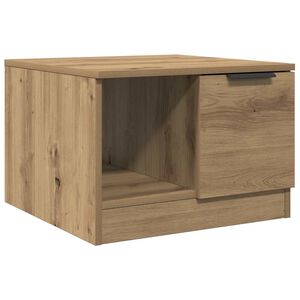 vidaXL Mesa de centro madera de ingenier&iacute;a roble artisan 50x50x36 cm