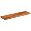 vidaXL Tablero de mesa rectangular madera maciza acacia 100x30x2,5 cm