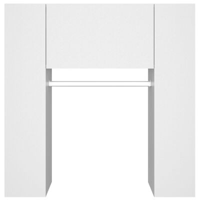vidaXL Mueble de recibidor madera de ingeniería blanco 97,5x37x99 cm