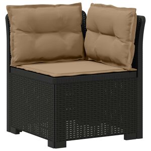 vidaXL Sill&oacute;n Individual de Jard&iacute;n con Cojines Apariencia de Ratan PP