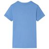 Camiseta infantil azul medio 92