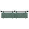 vidaXL Cabecera Colgante Verde Mar 170 x 55 x 5 cm Terciopelo