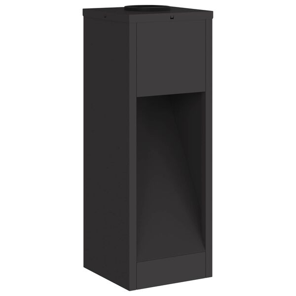 vidaXL Luz de Sendero LED Solar 2 pcs Negro Acero laminado en fr&iacute;o