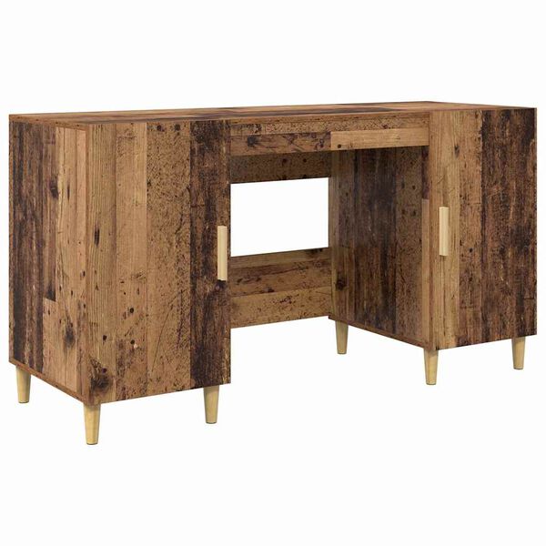 vidaXL Escritorio Madera Vieja 140 x 50 x 75 cm Madera contrachapada