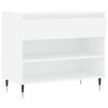 vidaXL Zapatero madera contrachapada blanco 70x36x60 cm