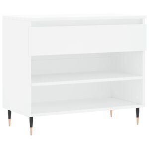 vidaXL Zapatero madera contrachapada blanco 70x36x60 cm