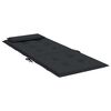 vidaXL Cojines de silla con respaldo alto 2 uds tela Oxford negro