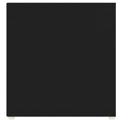 vidaXL Muebles para TV 3 uds aglomerado negro 107x35x37 cm