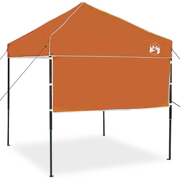vidaXL Carpa Dosel Manual Naranja 194 x 194 x 251 cm tela