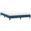 vidaXL Estructura de cama sin colch&oacute;n terciopelo azul oscuro 140x210cm