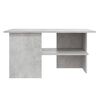 vidaXL Mesa de centro madera contrachapada gris hormig&oacute;n 90x60x46,5 cm