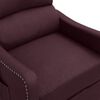 vidaXL Sill&oacute;n de masaje el&eacute;ctrico tela morado