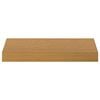 vidaXL Estante de pared 4 pcs Beige 40 x 23,5 x 4 cm