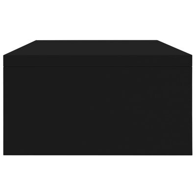 vidaXL Soporte para pantalla madera contrachapada negro 42x24x13 cm
