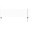 vidaXL Valla hexagonal con poste 25 x 0,6 m Acero recubierto de PVC