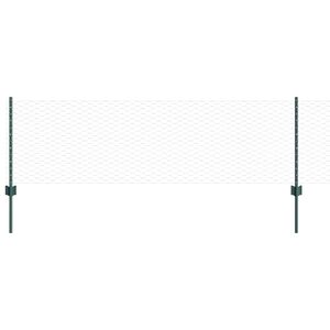 vidaXL Valla hexagonal con poste 25 x 0,6 m Acero recubierto de PVC
