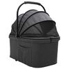vidaXL Carrito Plegable para Mascotas Ajustable Negro 78 x 54 x 101 cm