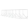 vidaXL Perrera de exterior acero galvanizado plateado 2x14x2 m