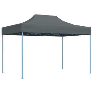 vidaXL Carpa de Fiesta 280 x 410 x 315 cm Gris antracita Tela Oxford