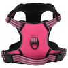 vidaXL Arn&eacute;s para perros con bandas reflectantes ajustables rosa S