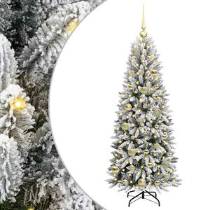 vidaXL &Aacute;rbol de Navidad artificial 120 cm PVC y Pl&aacute;stico y Acero y PE