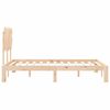 vidaXL Estructura de cama sin colch&oacute;n madera de pino maciza 120x200 cm