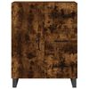 vidaXL Aparador alto madera contrachapada roble ahumado 69,5x34x180 cm