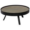 vidaXL Mesa de centro con superficie de hormig&oacute;n 74x32 cm