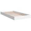 vidaXL Estructura de cama madera de ingenier&iacute;a blanca 90x190 cm