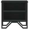 vidaXL Mesitas de noche 2 uds madera de ingenier&iacute;a negra 40x30x40 cm