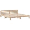 vidaXL Estructura de cama sin colch&oacute;n madera maciza de pino 200x200 cm