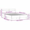 vidaXL Estructura de cama Sonoma 137 x 190 cm Madera de ingenier&iacute;a