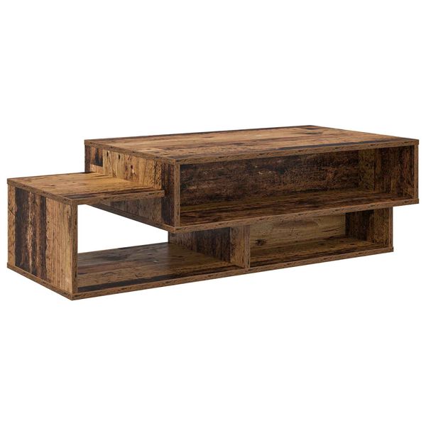 vidaXL Mesa de Caf&eacute; Madera vieja 105 x 50 x 32,5 cm