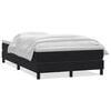 vidaXL Cama box spring con colch&oacute;n terciopelo negro 120x210 cm