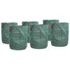 vidaXL Bolsas de Desechos de Jard&iacute;n 12 uds. 300 l Verde Polipropileno