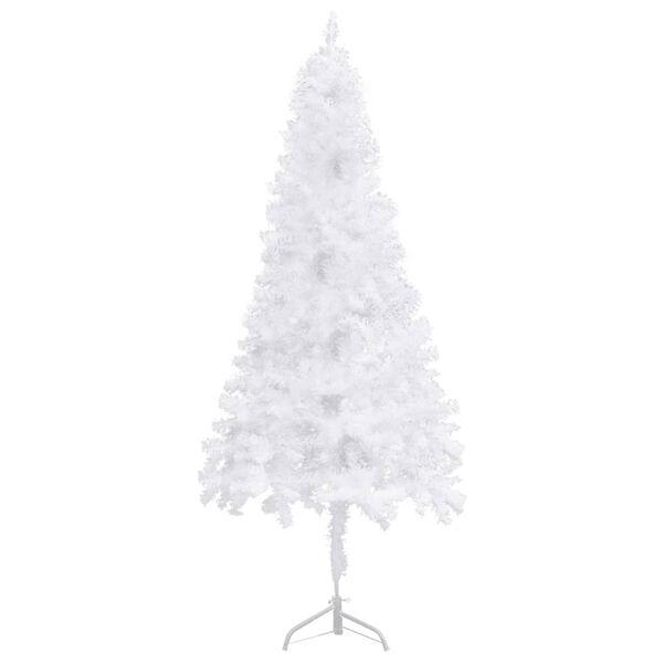 vidaXL &Aacute;rbol de Navidad artificial de esquina blanco 240 cm PVC