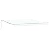vidaXL Toldo retr&aacute;ctil Blanco 400 x 300 cm Poli&eacute;ster y Aluminio